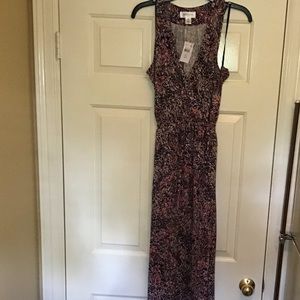 Maxi maternity sleeveless dress